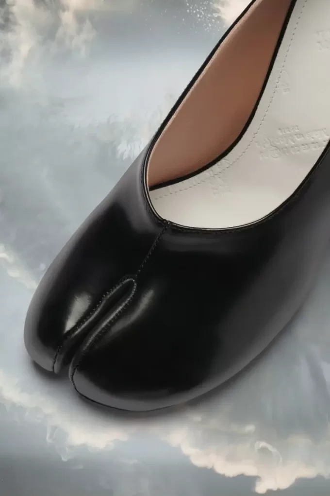 Maison Margiela Tabi leren hakken