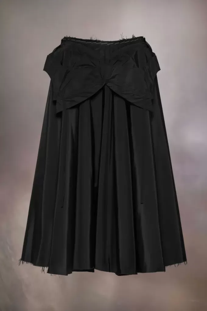 Maison Margiela Taffeta Midi Rok