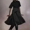 Maison Margiela Taffeta Midi Rok