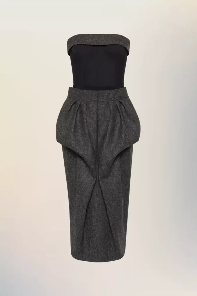 Maison Margiela Wollen bustierjurk