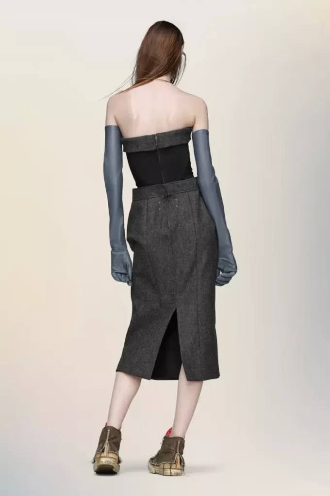 Maison Margiela Wollen bustierjurk