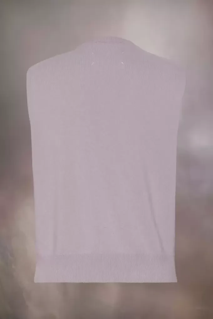 Maison Margiela Wollen gilet met V-hals