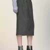 Maison Margiela wollen midi-rok