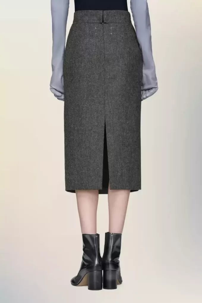 Maison Margiela wollen midi-rok