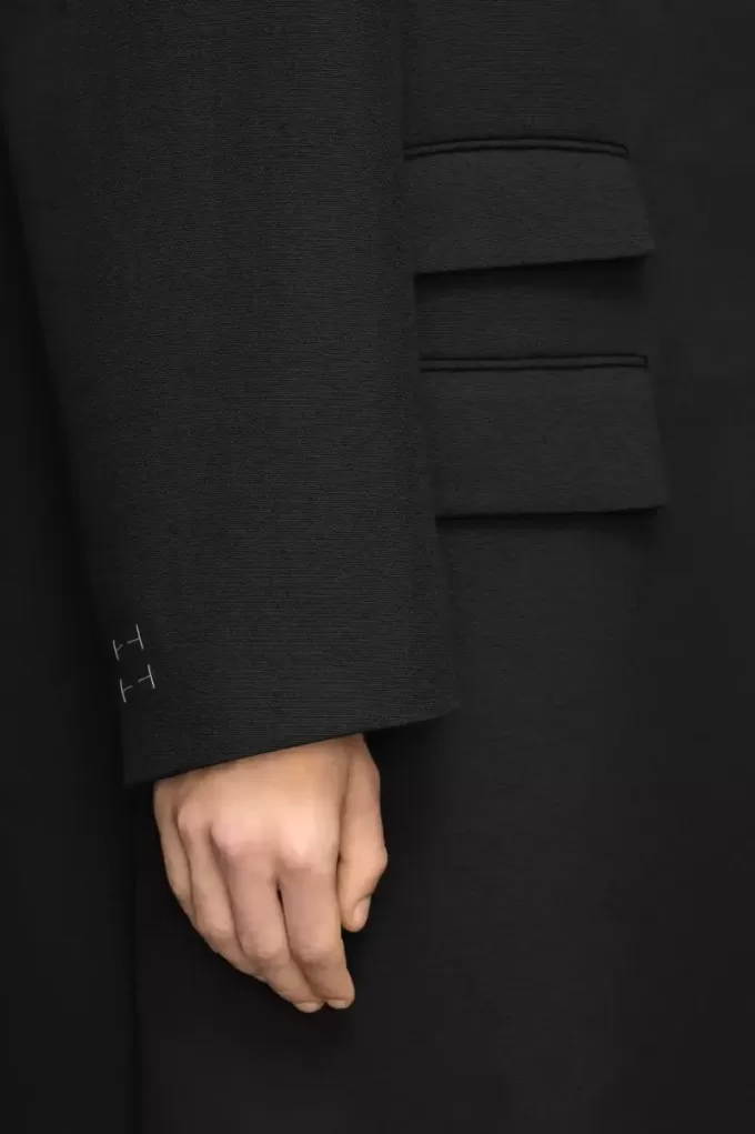 Maison Margiela wollen zijden jas
