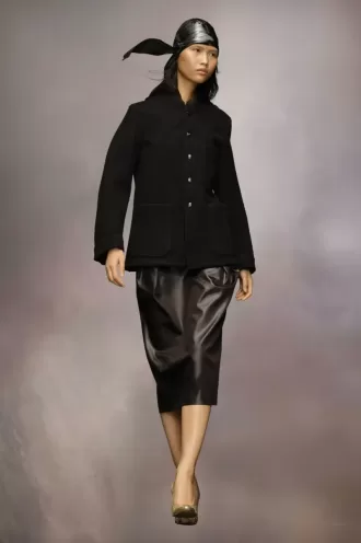 Maison Margiela Zacht wollen jasje