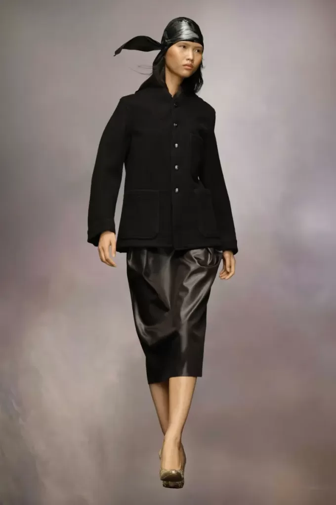 Maison Margiela Zacht wollen jasje