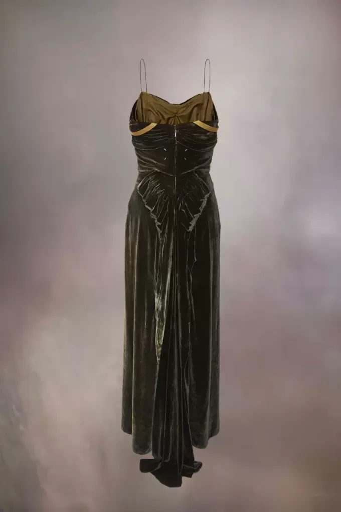 Maison Margiela zijden maxi-jurk