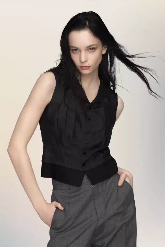 Maison Margiela Zijden top
