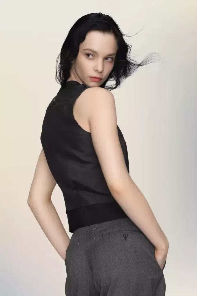 Maison Margiela Zijden top