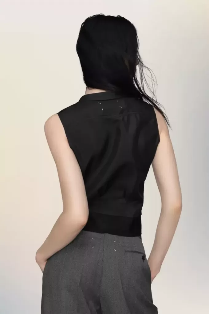 Maison Margiela Zijden top