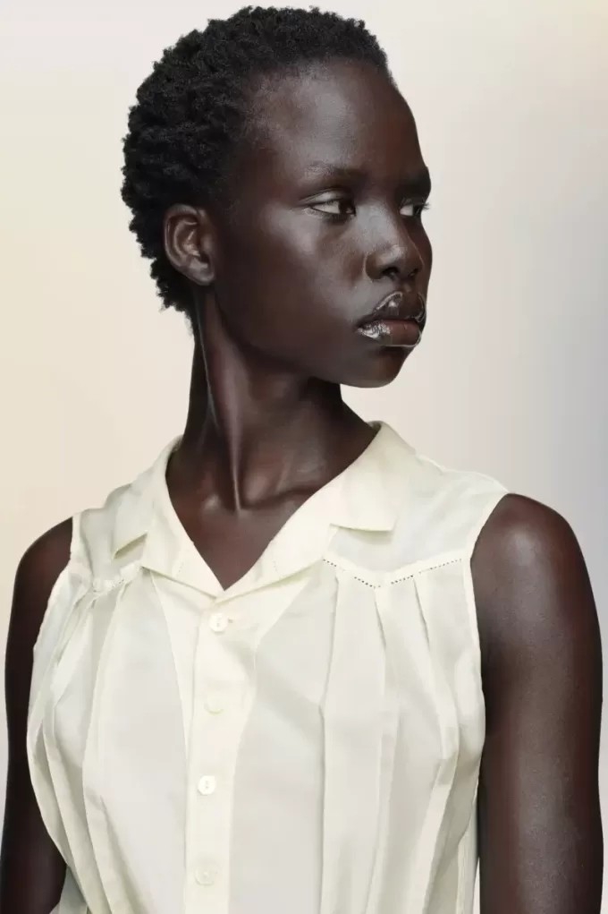 Maison Margiela Zijden top