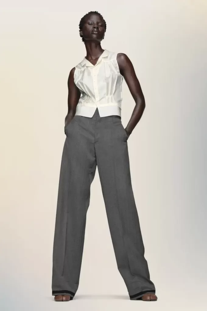 Maison Margiela Zijden top