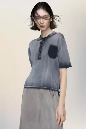 Maison Margiela Zongebleekte polotop