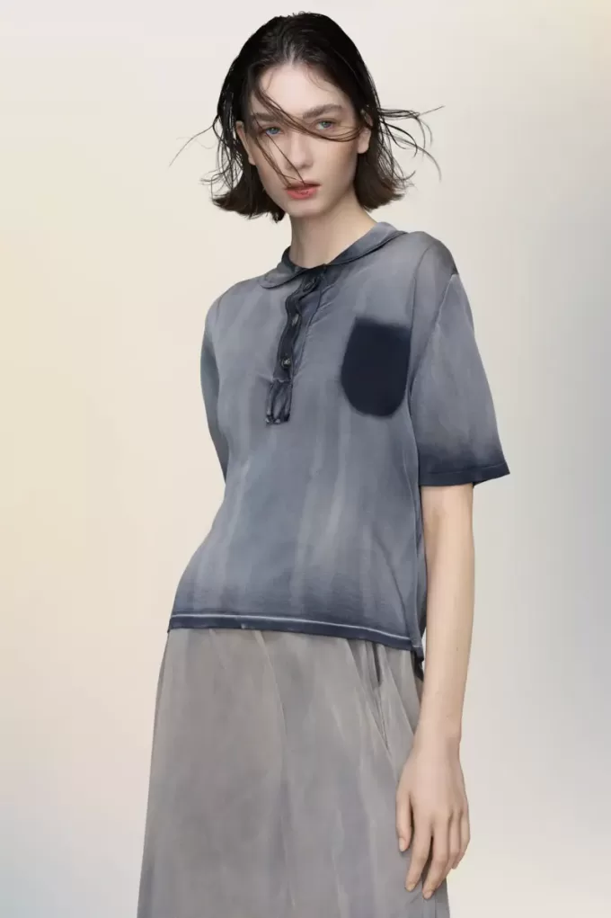 Maison Margiela Zongebleekte polotop