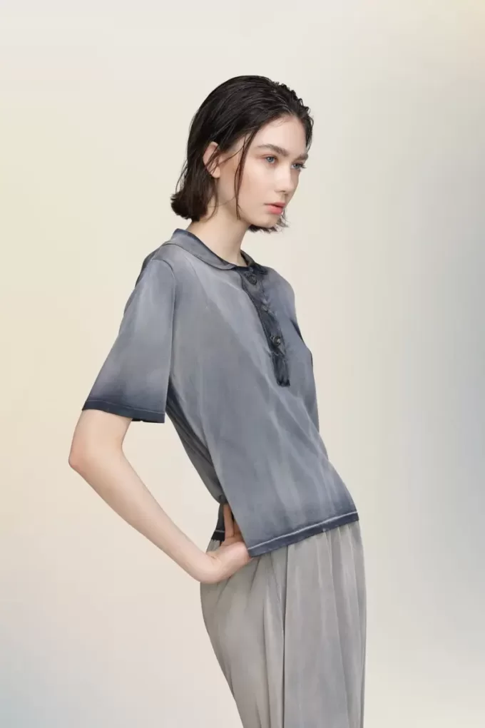 Maison Margiela Zongebleekte polotop