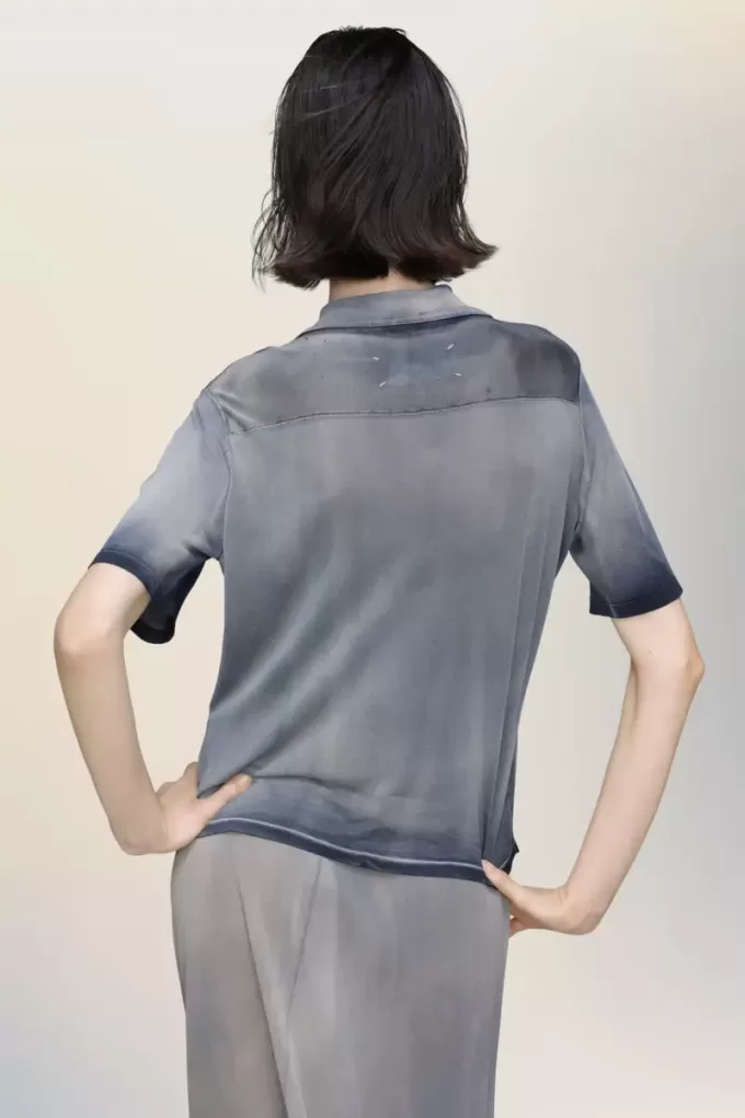 Maison Margiela Zongebleekte polotop