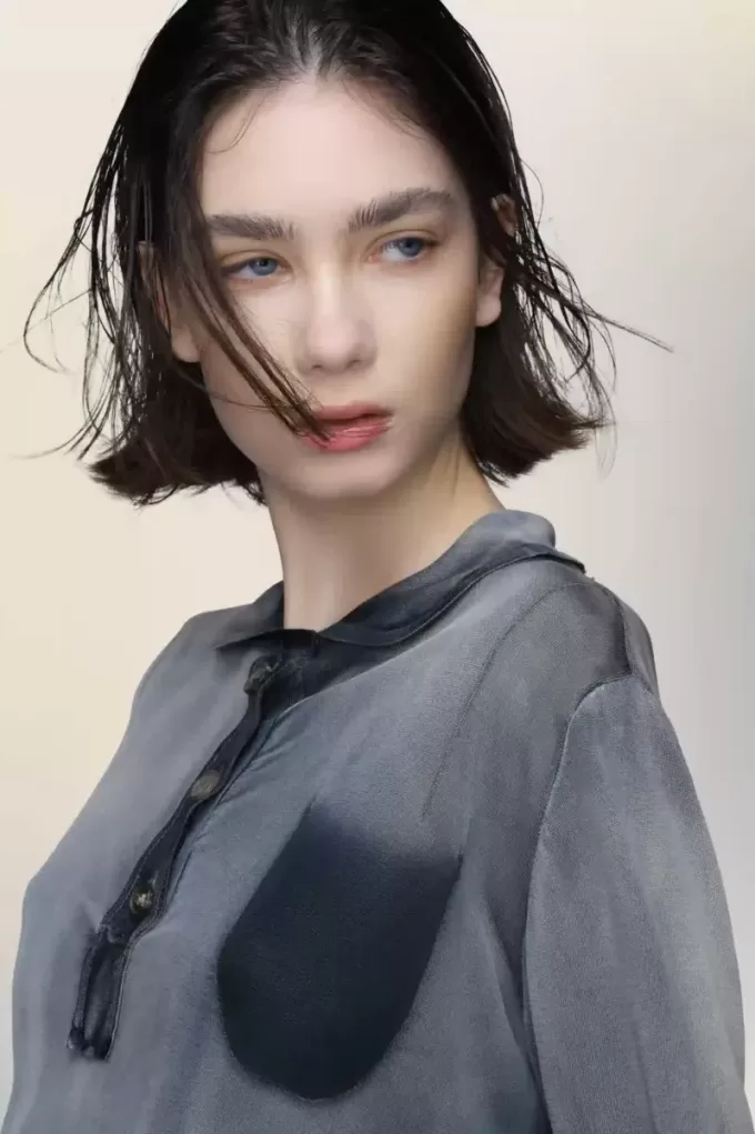 Maison Margiela Zongebleekte polotop