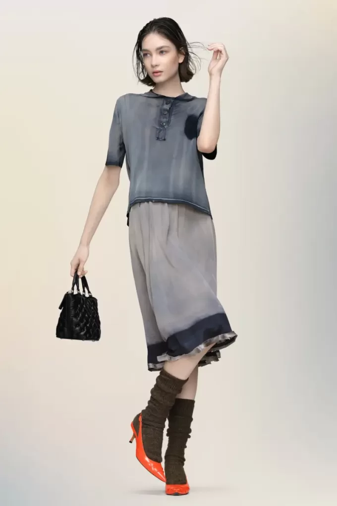 Maison Margiela Zongebleekte polotop