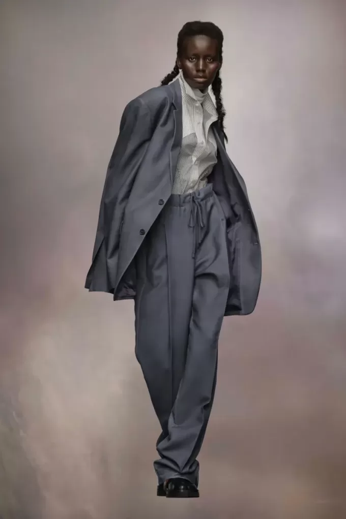 Mohair wollen colbert