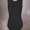 Mouwloos bodysuit van technische jersey