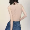 Mouwloos bodysuit van technische jersey