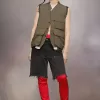 Mouwloos wollen jasje