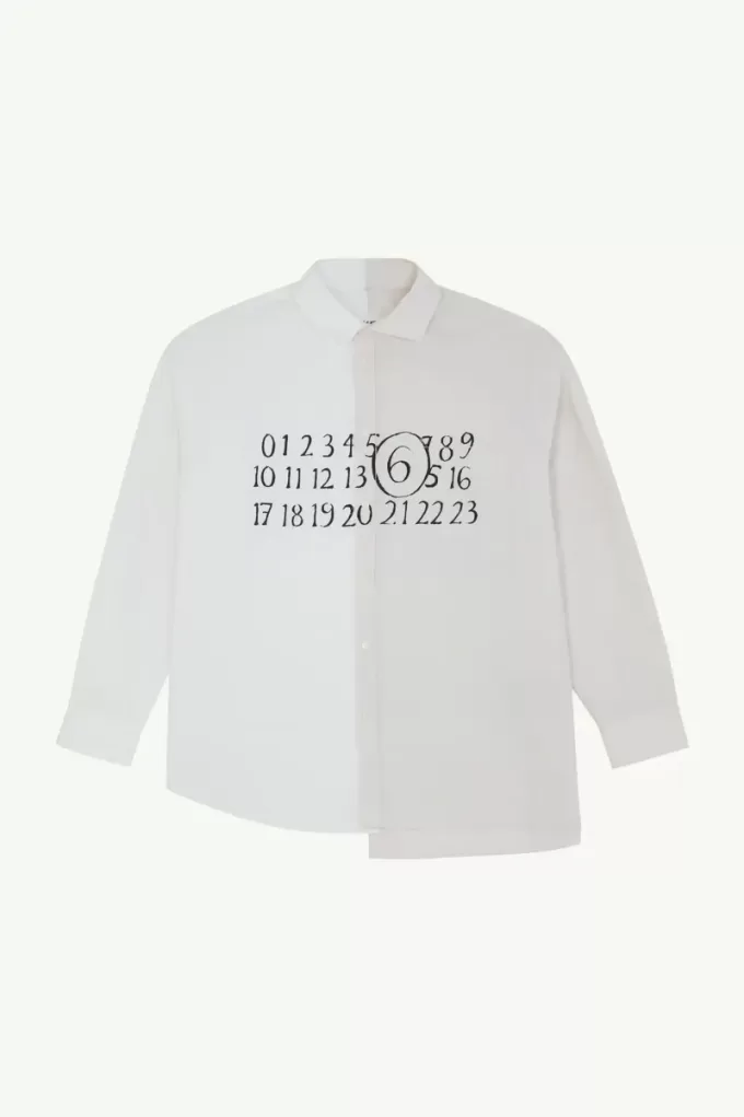 Numeriek asymmetrisch shirt