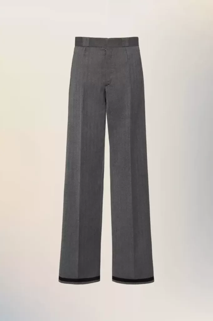 Op maat gemaakte wollen broek