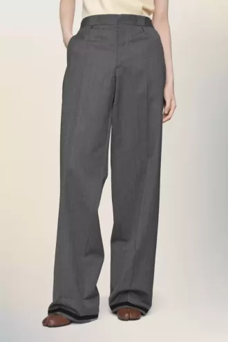 Op maat gemaakte wollen broek