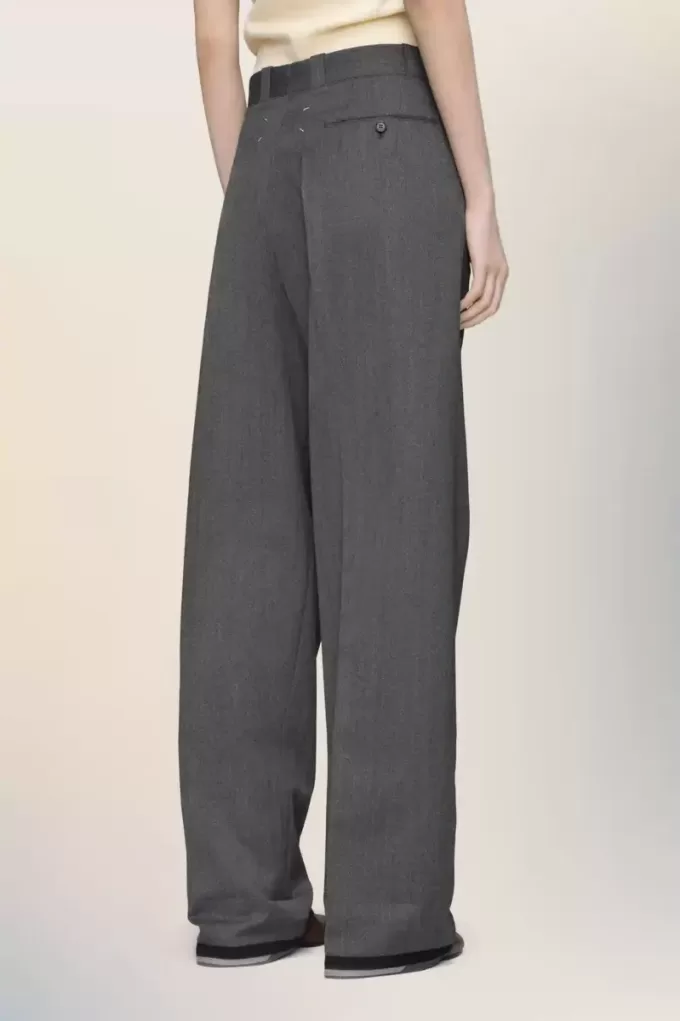 Op maat gemaakte wollen broek