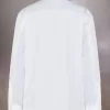 Patchwork krijtstreep shirt