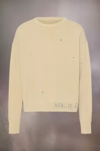 Sweatshirt met graffitilogo