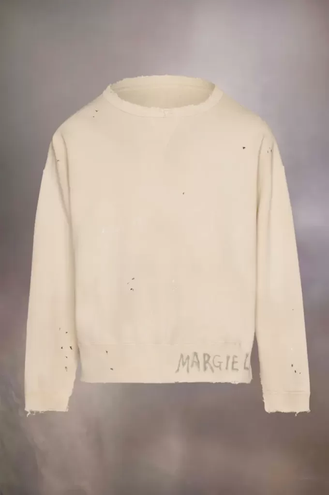 Sweatshirt met handgeschreven logo Sweatshirt met handgeschreven logo