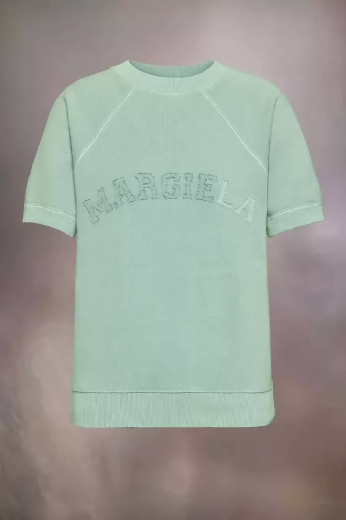 Sweatshirt met korte mouwen