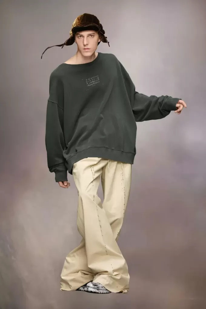 Sweatshirt met stempellogo
