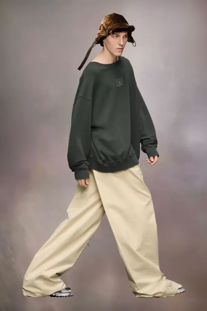 Sweatshirt met stempellogo