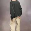 Sweatshirt met stempellogo