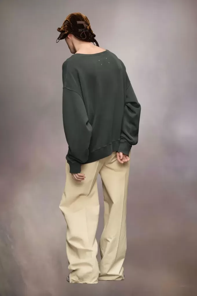Sweatshirt met stempellogo
