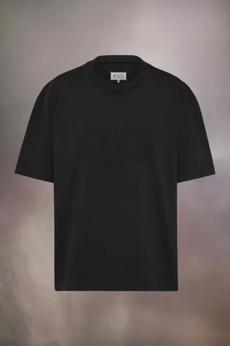 T-shirt met geborduurd logo