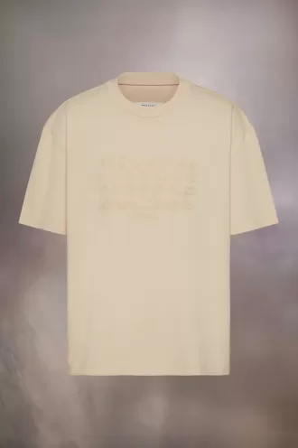 T-shirt met geborduurd logo