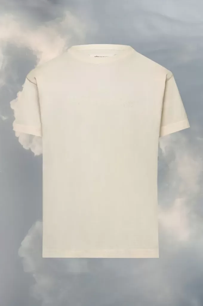 T-shirt met omgekeerd logo