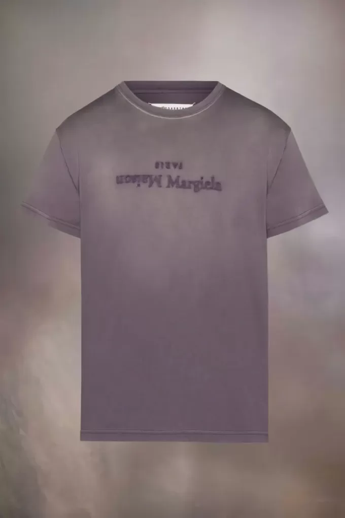 T-shirt met omgekeerd logo