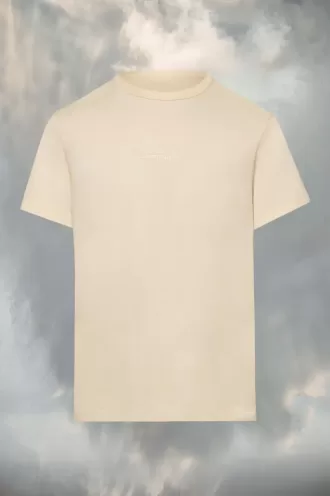 T-shirt met vervormd logo