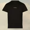 T-shirt met vervormd logo