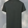 T-shirt met vervormd logo
