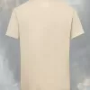 T-shirt met vervormd logo