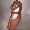 Tabi kalfsleren ballerina’s