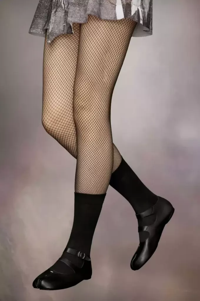 Tabi kalfsleren ballerina’s