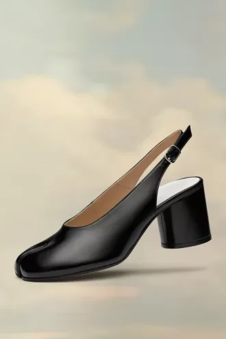 Tabi leren slingbackschoenen